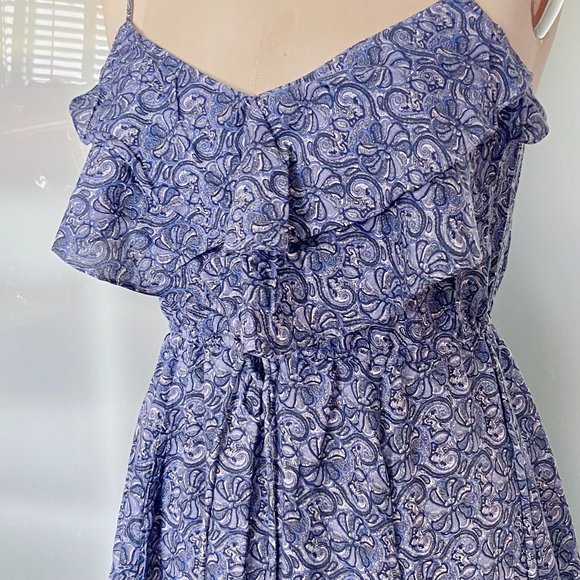 Never worn Free People blue dress size small - Picture 2 of 4